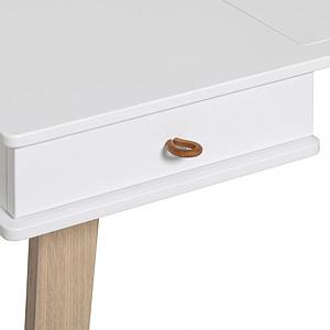 Escritorio 72,6cm WOOD Oliver Furniture blanco-roble