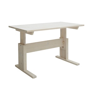 Escritorio ajustable 120cm Lifetime blanqueado
