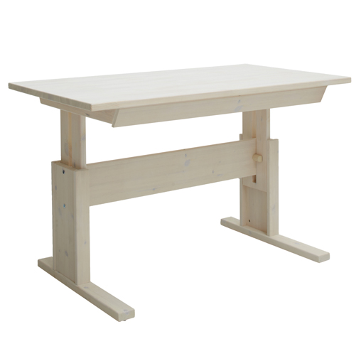 Escritorio ajustable cajón 120cm Lifetime blanqueado