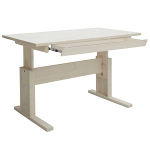 Escritorio ajustable cajón 120cm Lifetime blanqueado