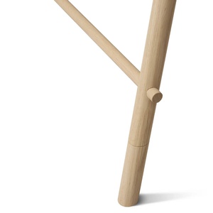 Escritorio ajustable CAMP Oliver Furniture blanco-roble