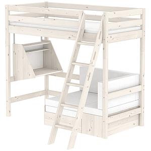 Escritorio click on cama alta CLASSIC Flexa blanco cal