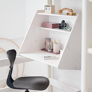 Escritorio click on cama alta CLASSIC Flexa blanco cal