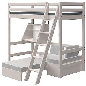 Escritorio Click On cama alta CLASSIC Flexa grey washed