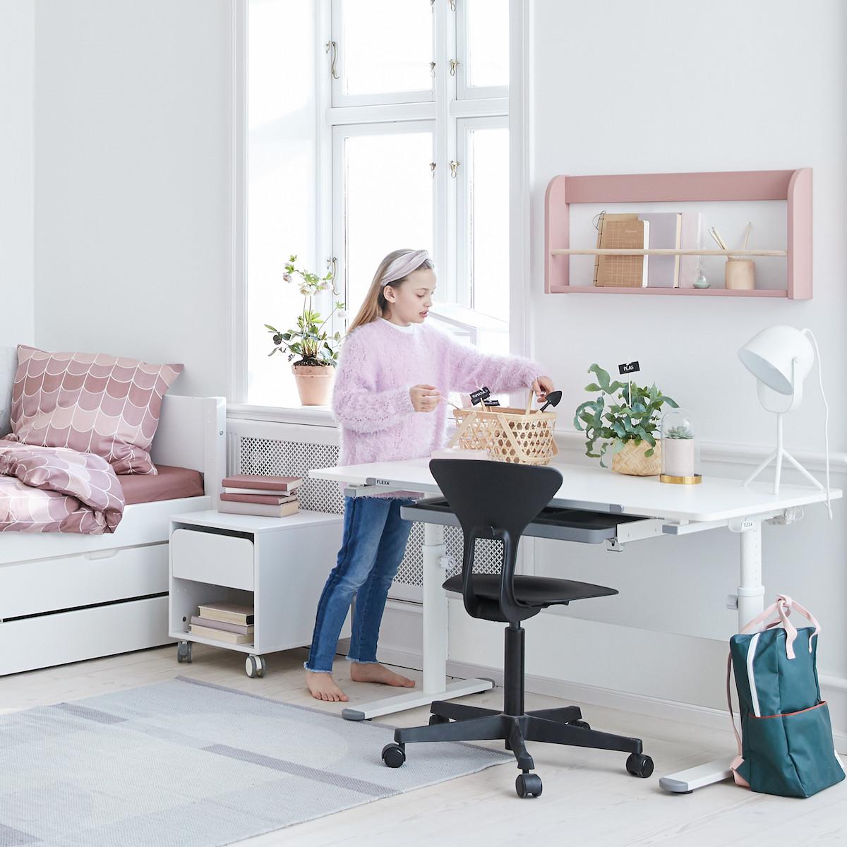 Escritorio evolutivo infantil EVO Flexa blanco