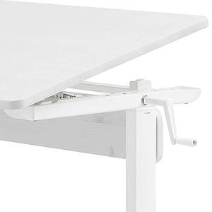Escritorio infantil ajustable con marco metálico CLASSIC Flexa blanco cal