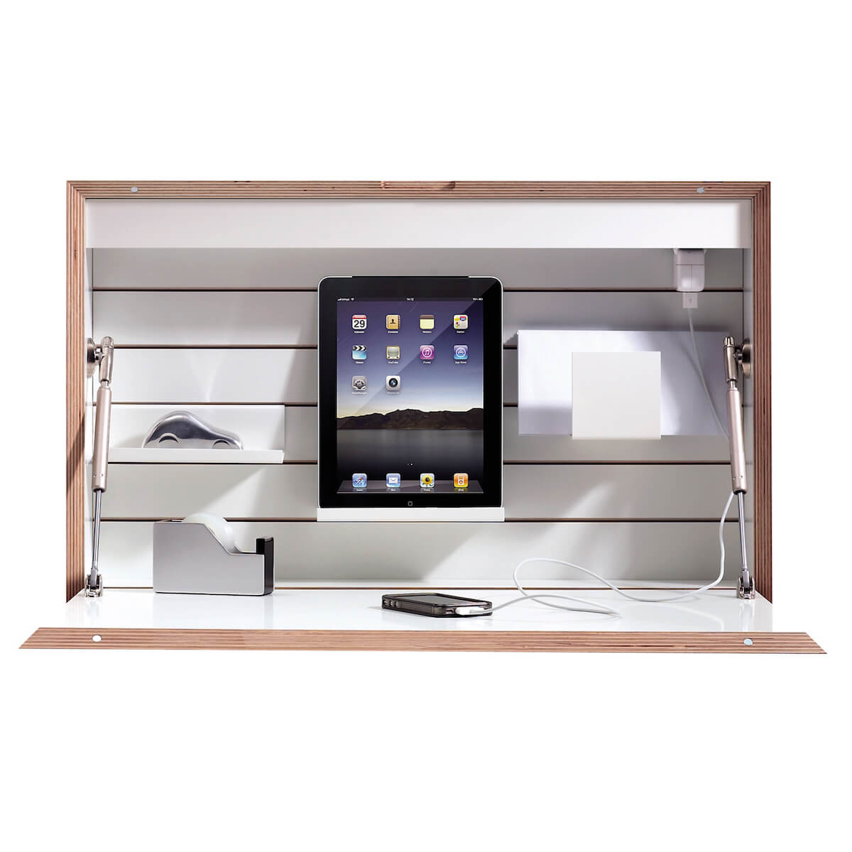 Escritorio pared FLATBOX Müller Small Living blanco
