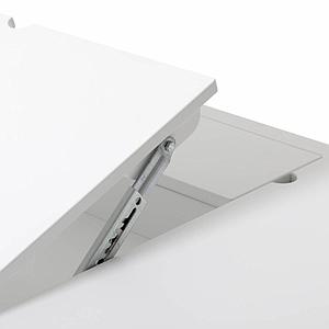 Escritorio-silla 66cm WOOD Oliver Furniture blanco-roble
