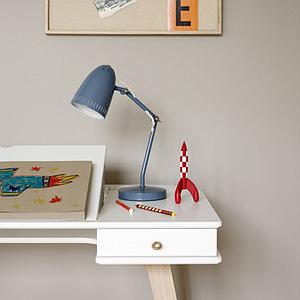 Escritorio-silla 66cm WOOD Oliver Furniture blanco-roble