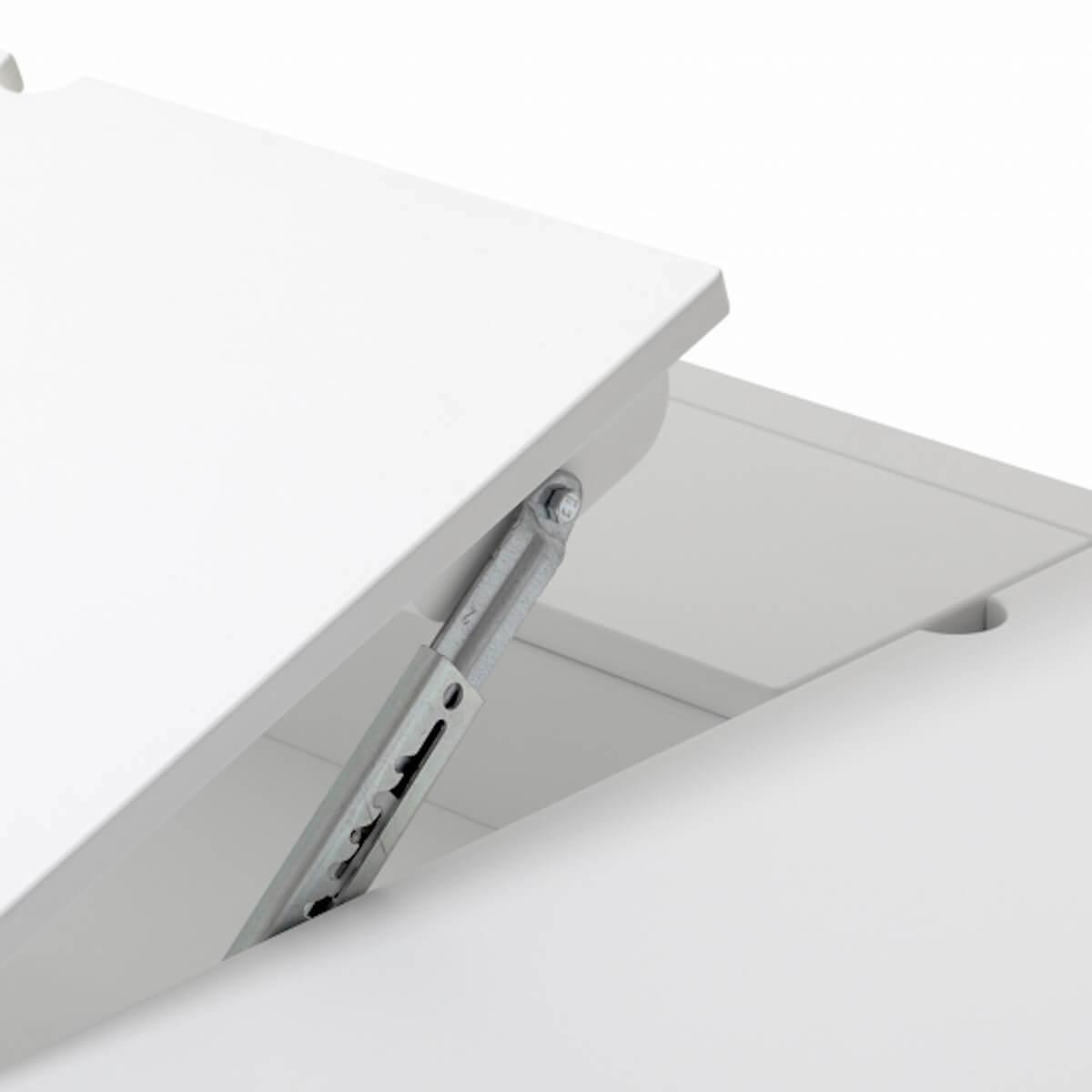 Escritorio-silla 72,6cm WOOD Oliver furniture blanco-roble