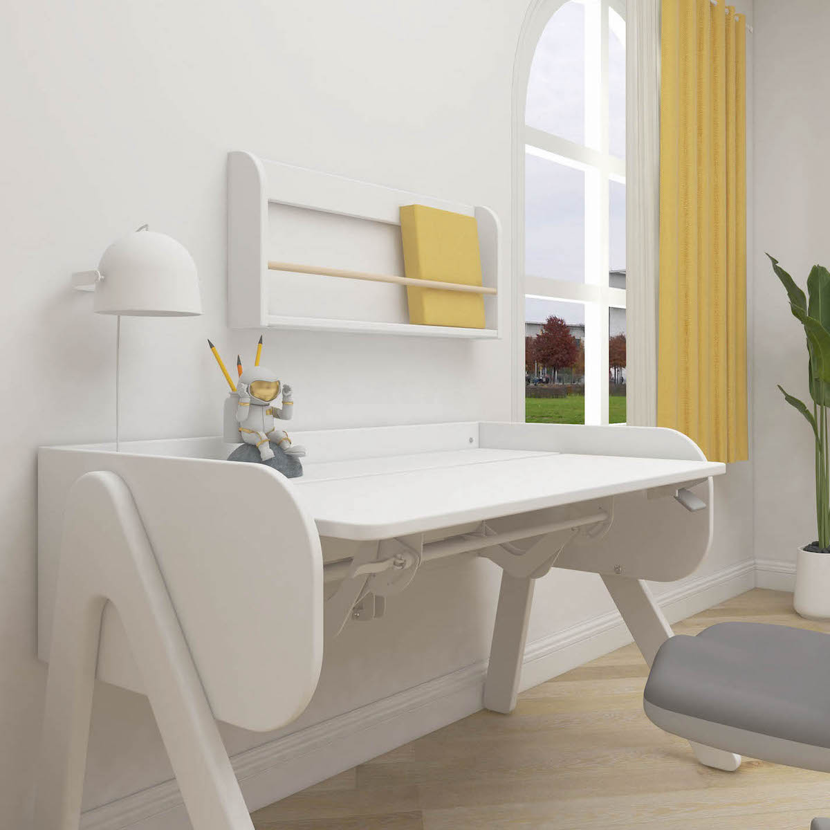 Escritorio WOODY Flexa white
