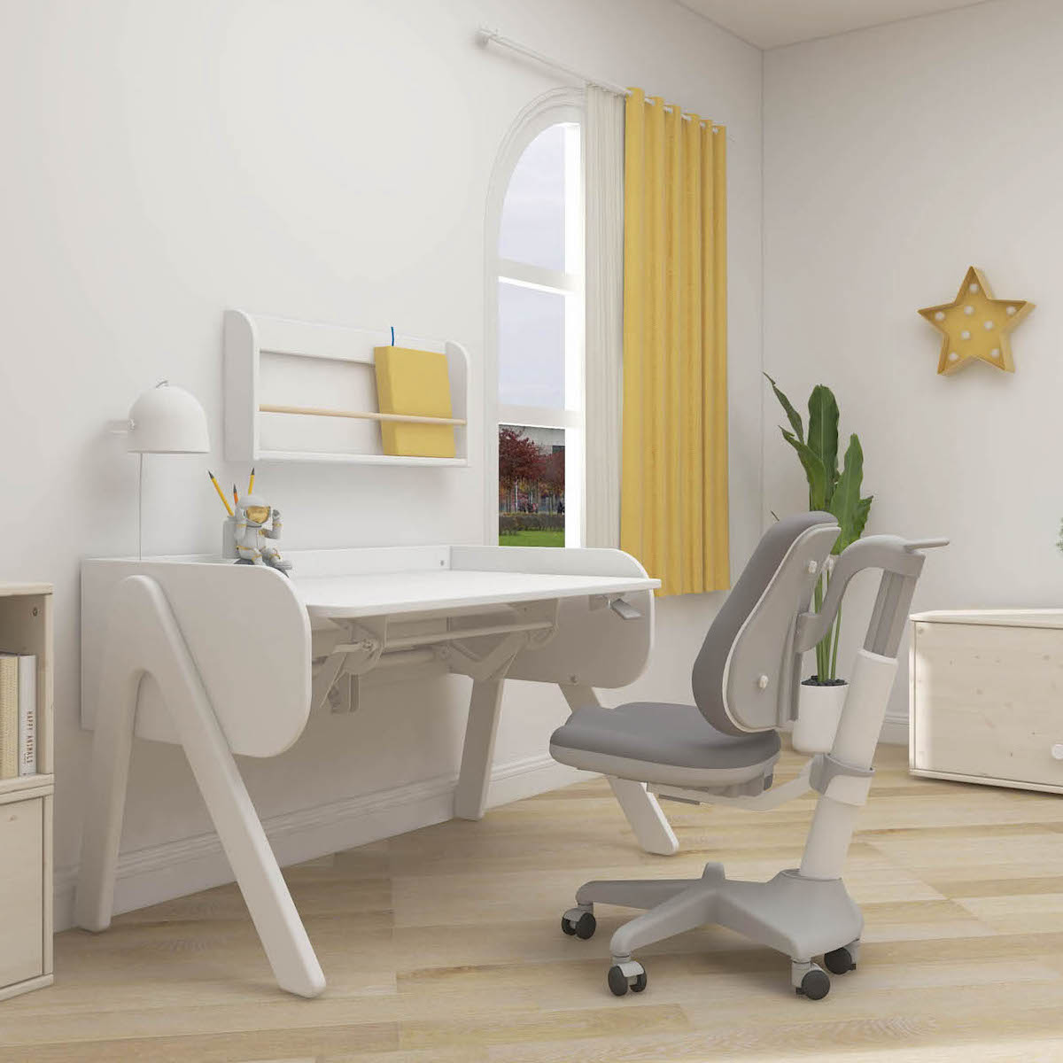 Escritorio WOODY Flexa white
