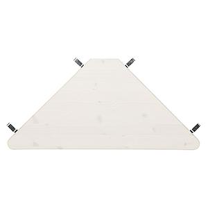 Estante esquina cama Lifetime blanqueado