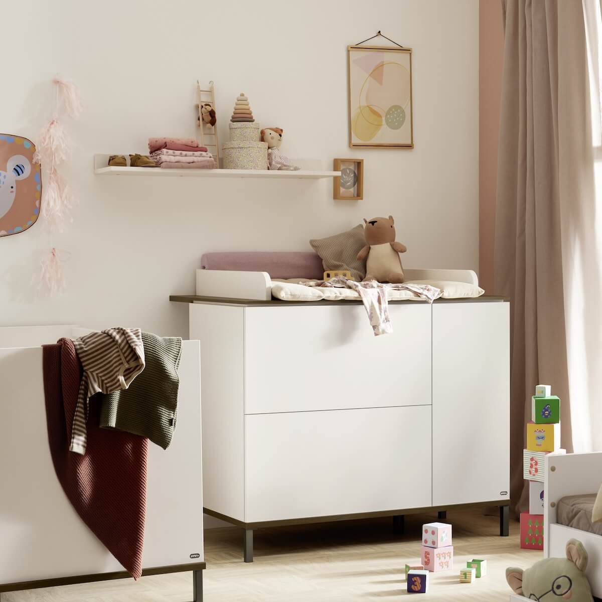 Estante pared LOVELY ALIV Yuny by Paidi off white