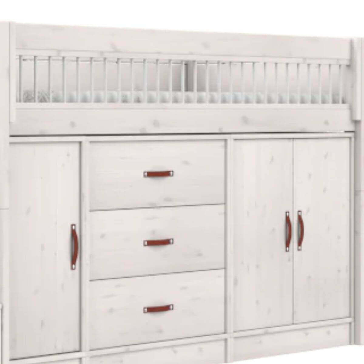 Estantería 1 estante 80cm ALL-IN-ONE Lifetime blanqueado