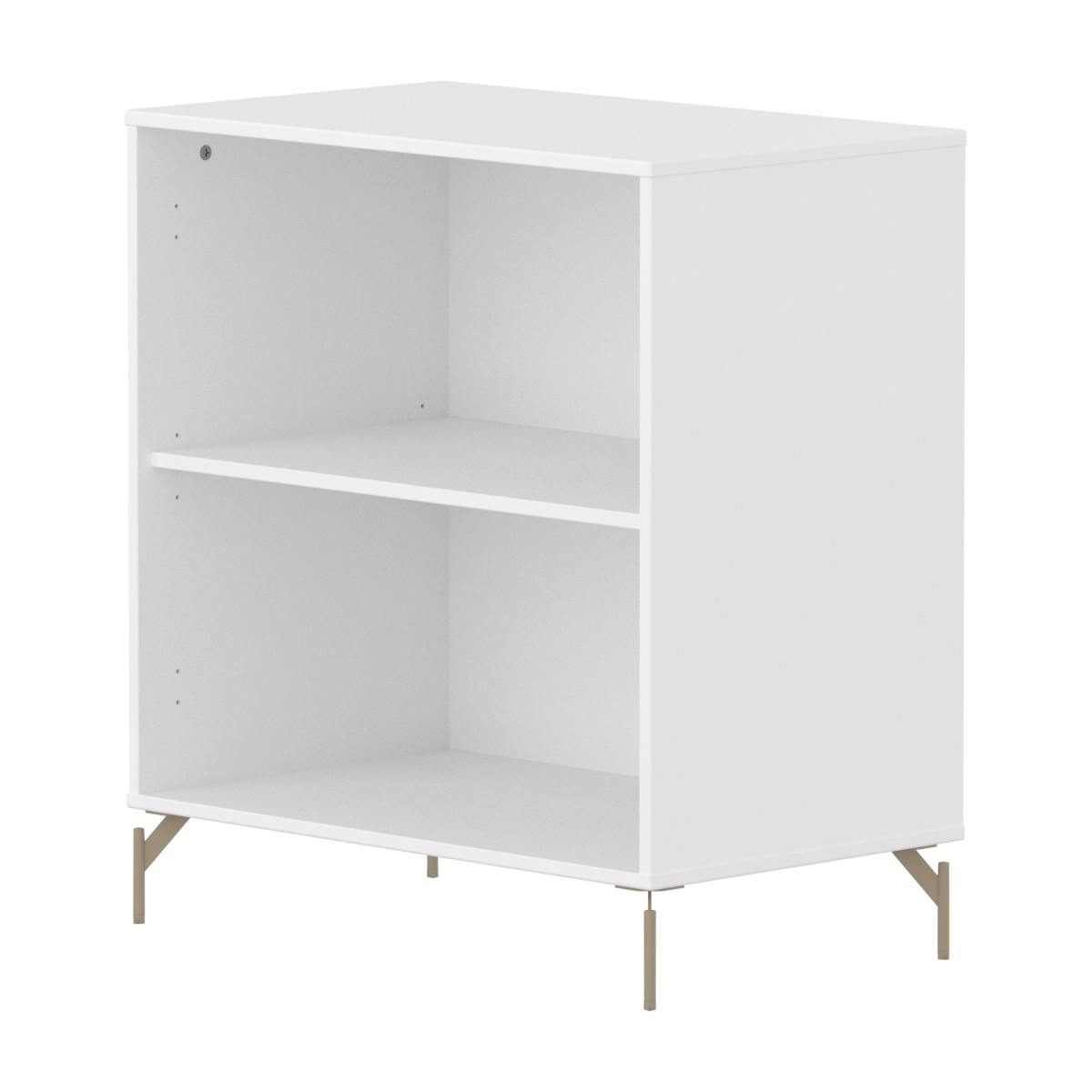 Estantería 1 estante SAGA Flexa blanco patas oat