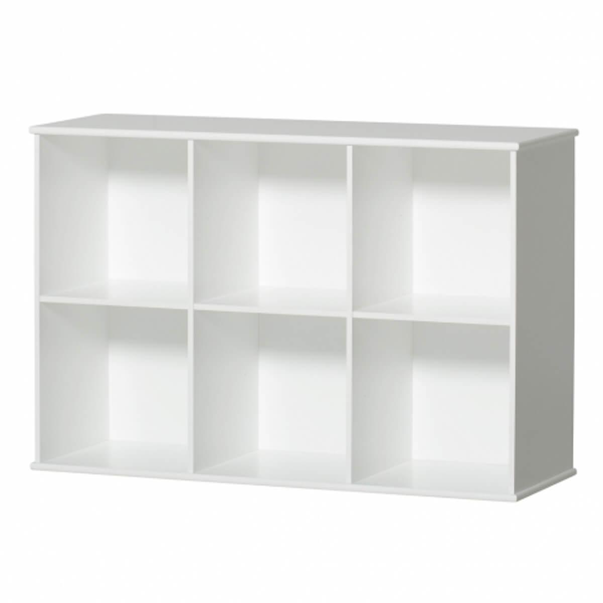 Estantería 106x71cm WOOD Oliver Furniture blanco