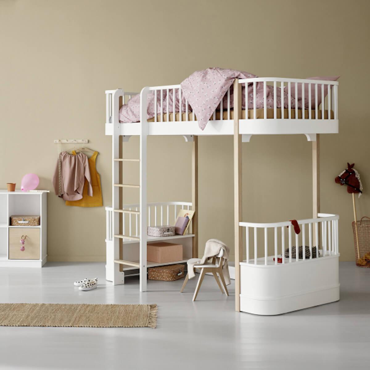 Estantería 174x43cm WOOD Oliver Furniture blanco