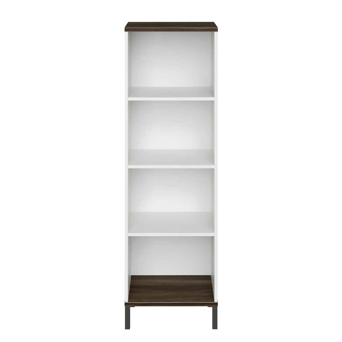 Estantería 48x157cm LOVELY ALIV Yuny by Paidi off white-dark walnut