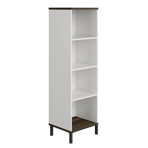 Estantería 48x157cm LOVELY ALIV Yuny by Paidi off white-dark walnut
