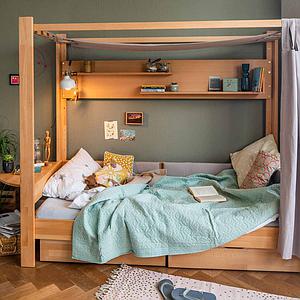 Estantería cama DESTYLE de Breuyn haya aceitada