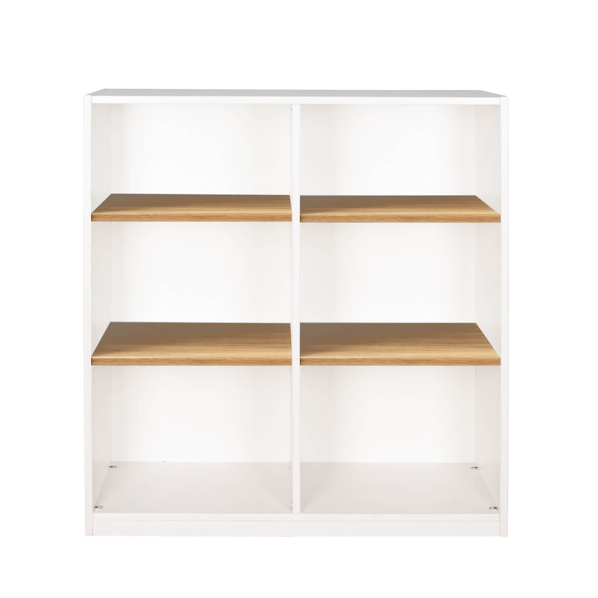 Estantería grande KASVA lacado blanco-roble