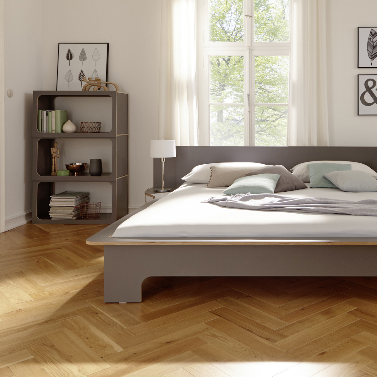 Estantería-módulo BOXIT Müller Small Living antracita