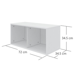 Estantería pared ROOMIE Flexa blanco
