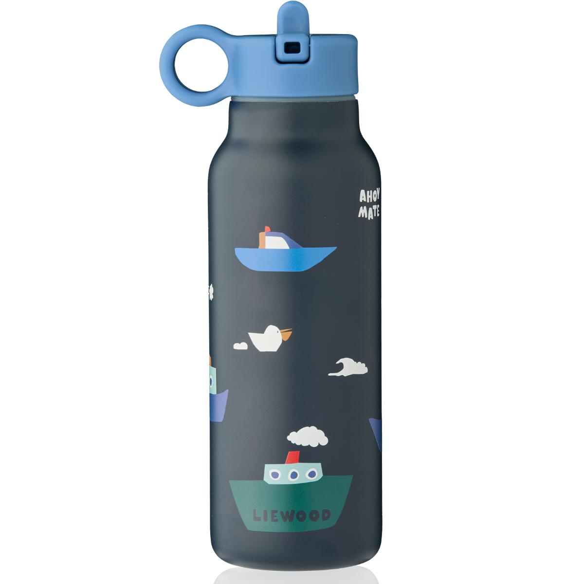 Falk Water Bottle 350 ml Liewood Sailing Classic navy