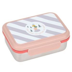 Fiambrera acero inoxidable SUNNY EXPLORER Laessig rosa