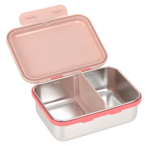 Fiambrera acero inoxidable SUNNY EXPLORER Laessig rosa