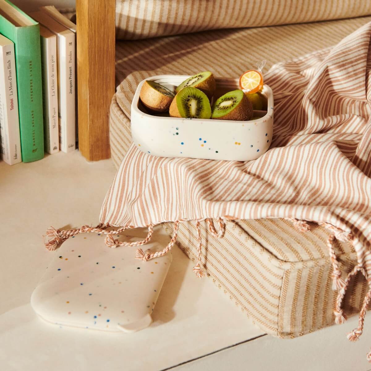 Fiambrera ELINDA Liewood Splash dots-sea shell