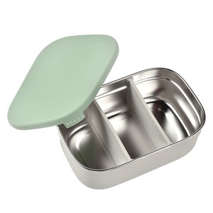 Fiambrera inoxidable Béaba sage green