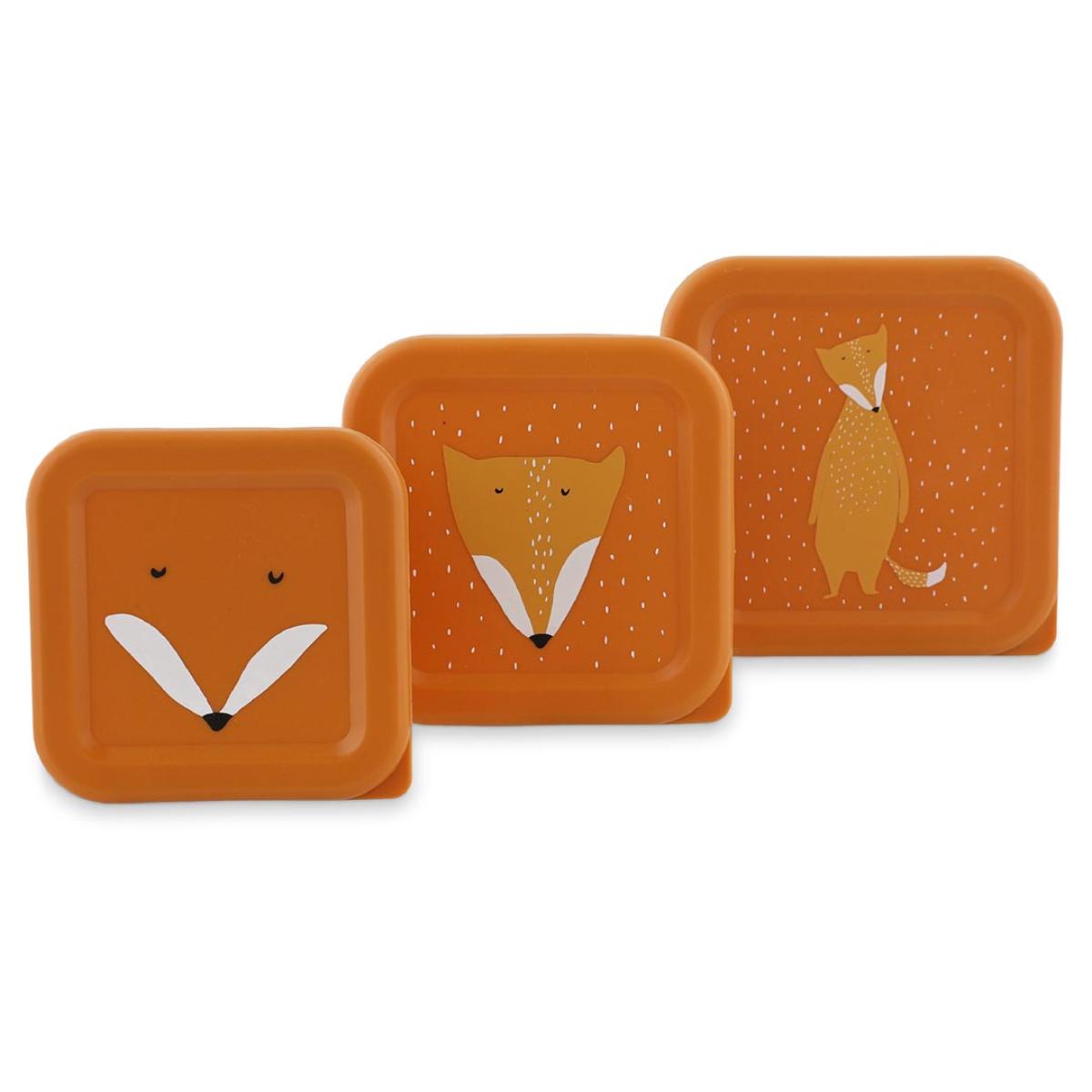 Fiambrera snack 3pzs Mr. FOX Trixie