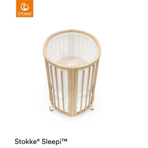Forro malla minicuna SLEEPI V3 Stokke blanco