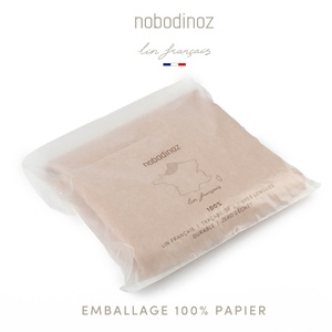 Funda colchón cambiador LIN FRANÇAIS Nobodinoz noisette