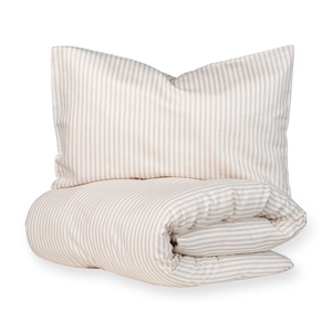 Funda nórdica 100x135cm NATURAL Quax stripes