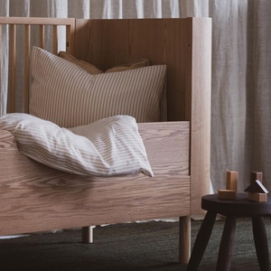 Funda nórdica 100x135cm NATURAL Quax stripes