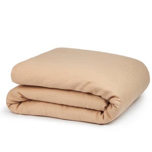 Funda nórdica 100x140cm LIN FRANÇAIS Nobodinoz sand
