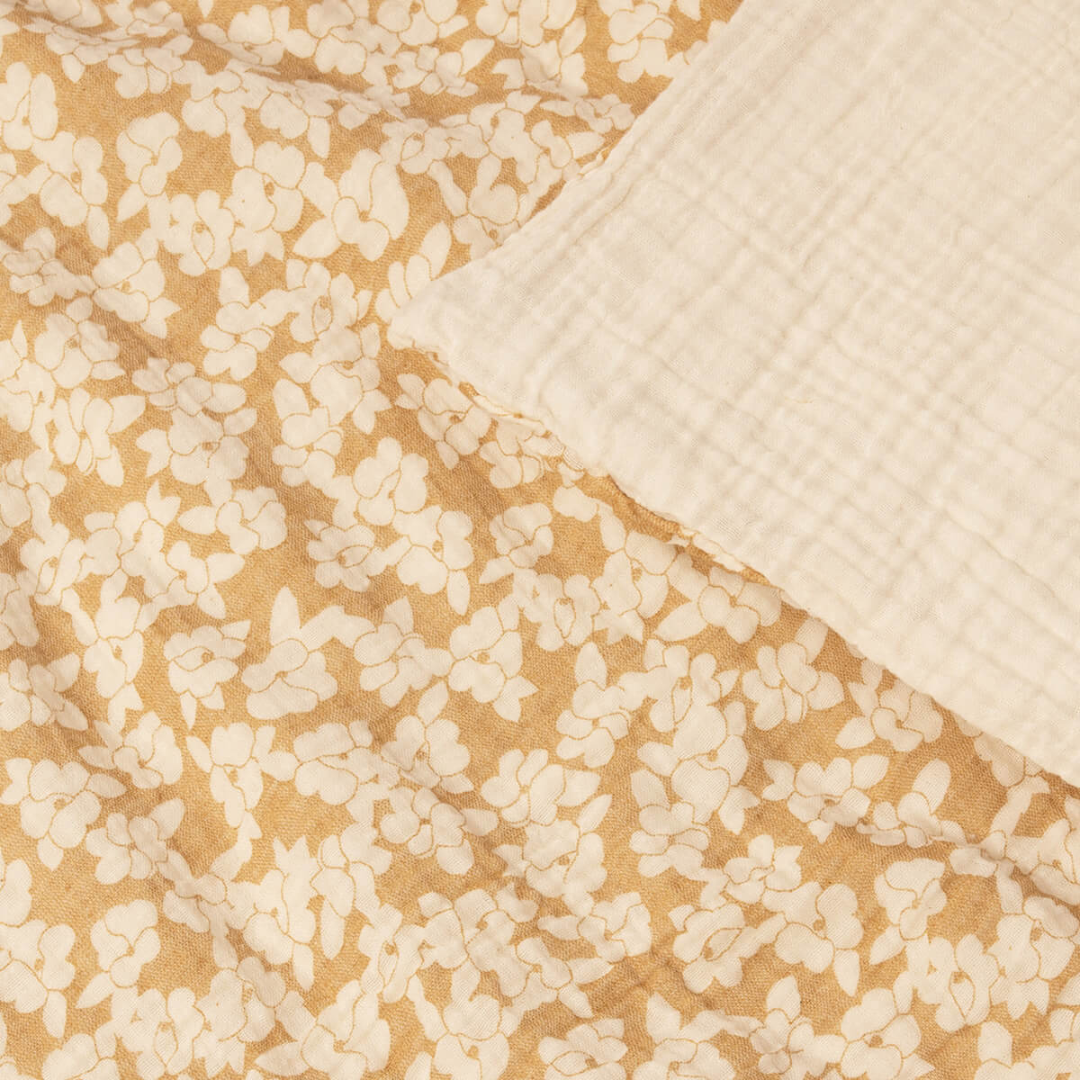 Funda nórdica 100x140cm WABI-SABI Nobodinoz golden brown sakura