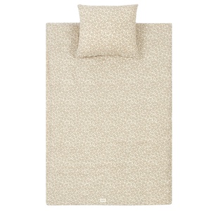 Funda nórdica 100x140cm WABI-SABI Nobodinoz light green yumiko