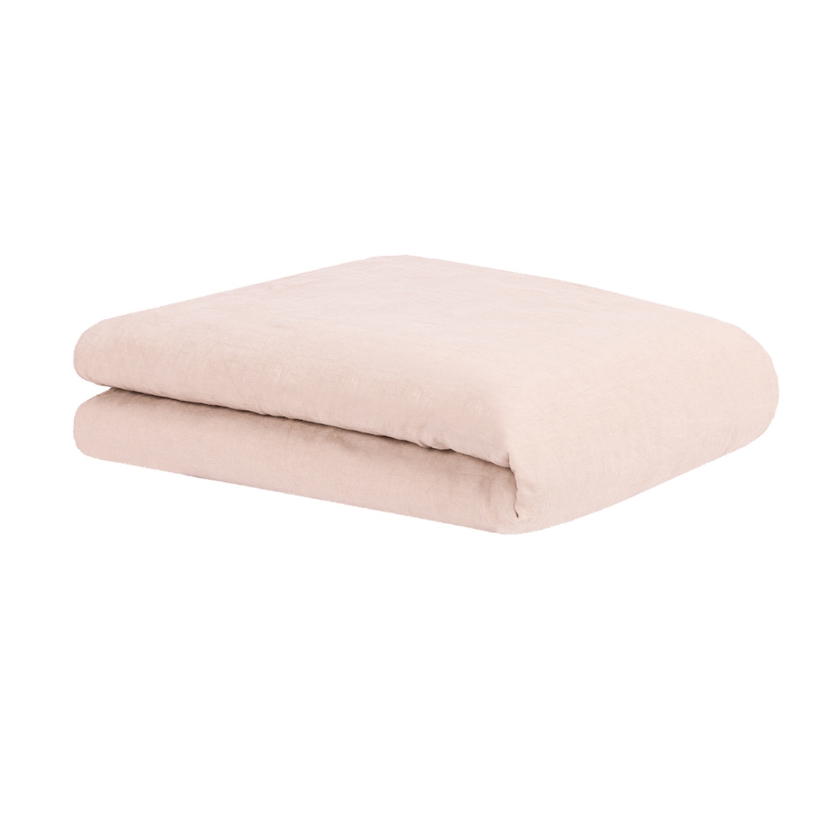 Funda nórdica 100x140cm WASHED FRENCH LINEN Nobodinoz mauve pink
