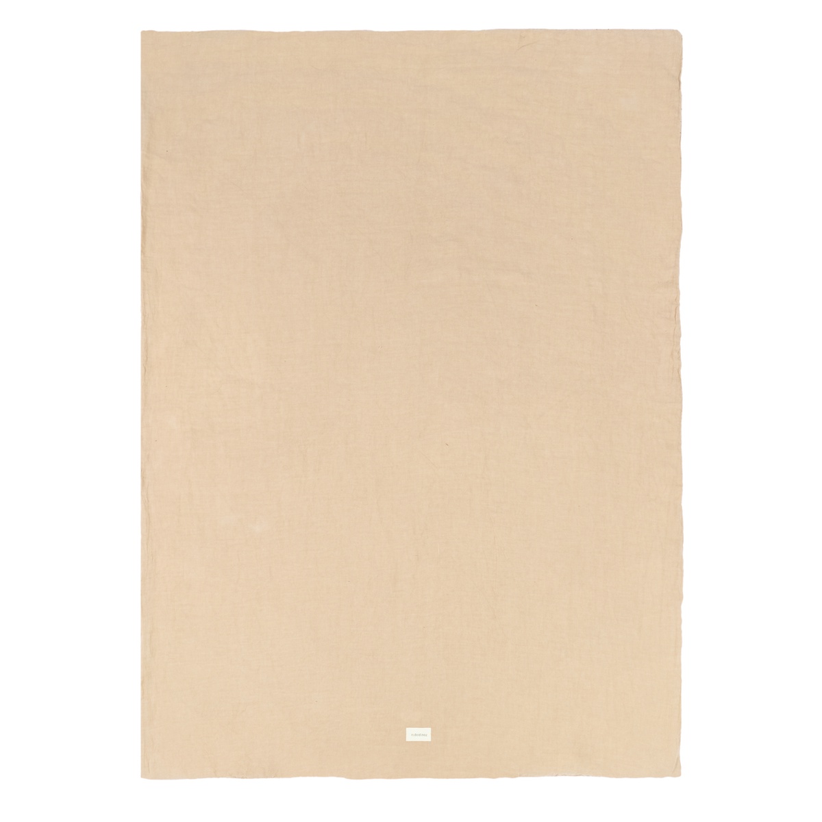 Funda nórdica 100x140cm WASHED FRENCH LINEN Nobodinoz sand
