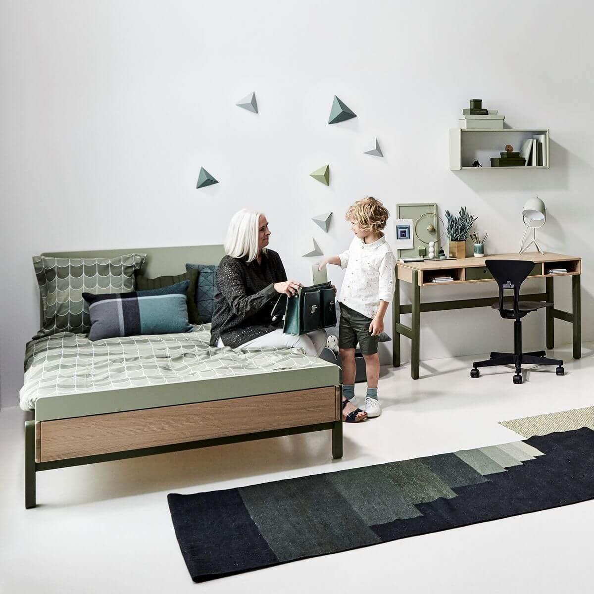 Funda nórdica 140x200cm-almohada 50x70cm POPSICLE Flexa kiwi