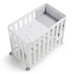 Funda nórdica-protector 50x90cm DOCO Star Cotinfant gris