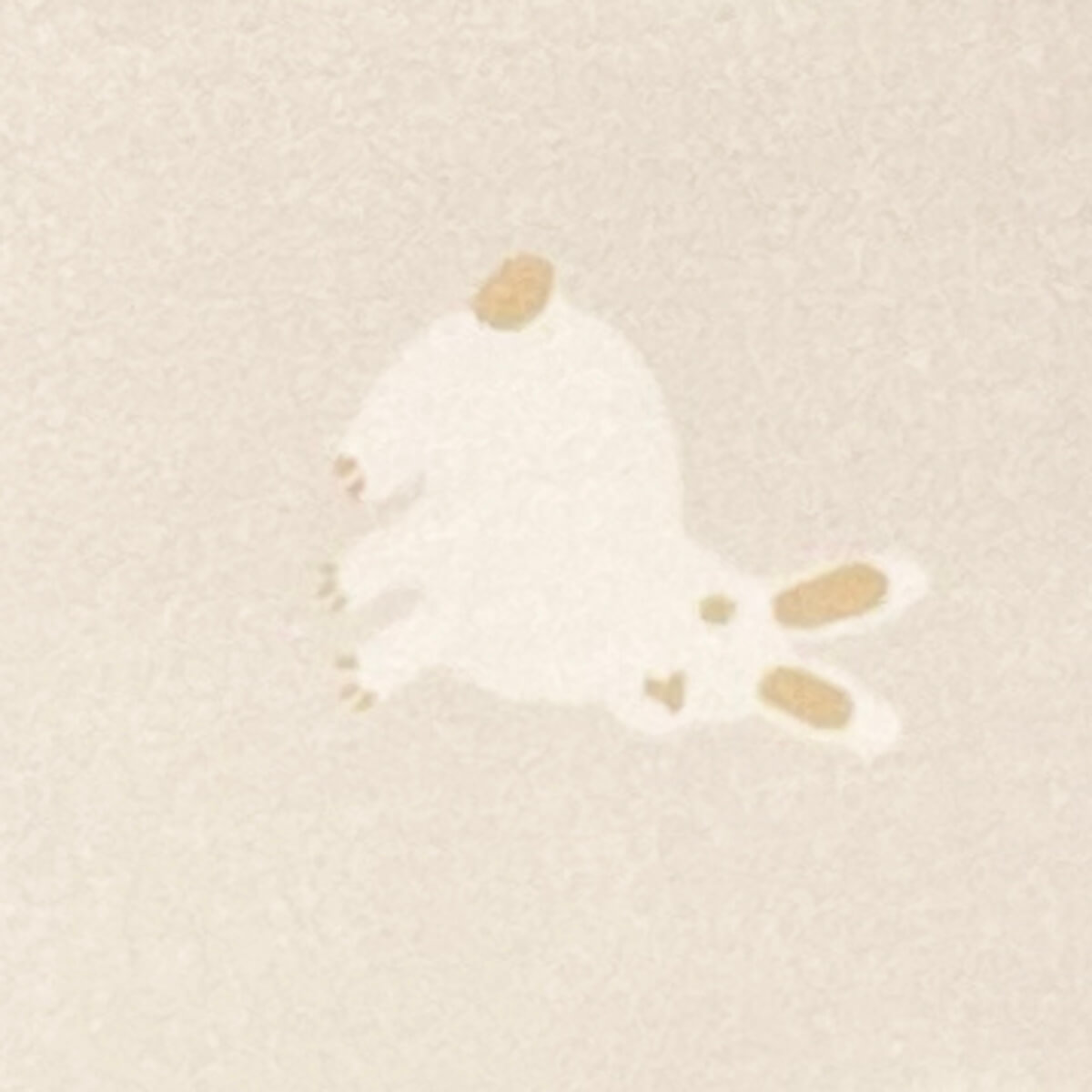 Funda nórdica RABBITS beige 100x140cm y funda de almohada 40x40cm