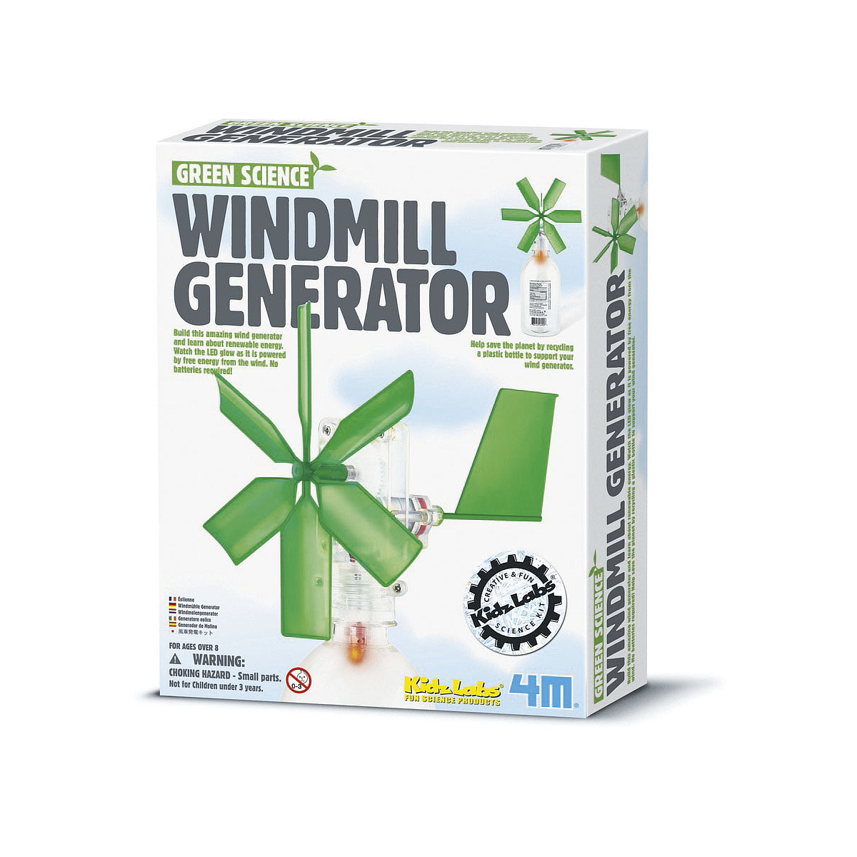 Generador molino de viento RECICLAJE 4M