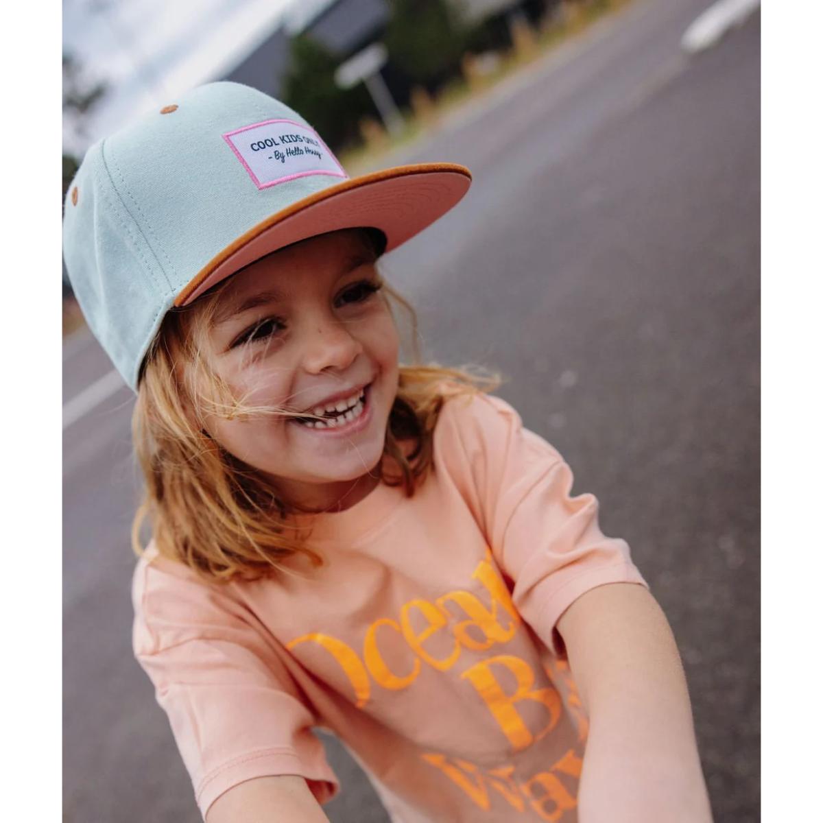Gorra +6 años MINI WATER GREEN Hello Hossy