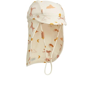 Gorra solapa cuello 3-6m CECILIA Liewood Dream ecru