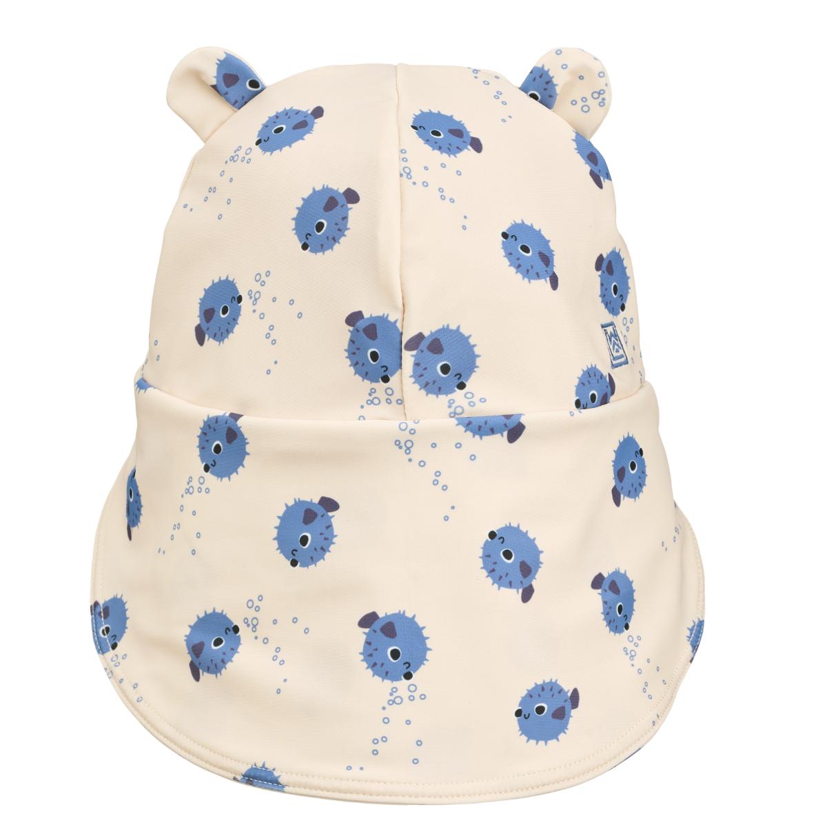 Gorra solapa-cuello 3-6m SENIA Liewood Pufferfish sandy
